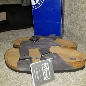 Birkenstock Arizona Velvet Grey 42 M9 L11 NIB